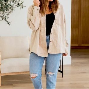 ✨ Pink Lily Shacket jacket